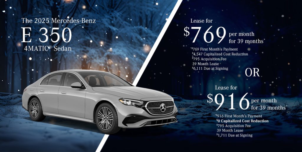 2025 Mercedes-Benz E 350 4MATIC® Sedan
