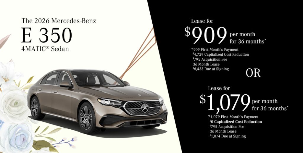 2026 Mercedes-Benz E 350 4MATIC® Sedan