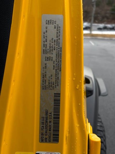 2021 Jeep Wrangler Unlimited Willys