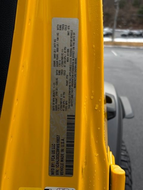 2021 Jeep Wrangler Unlimited Willys