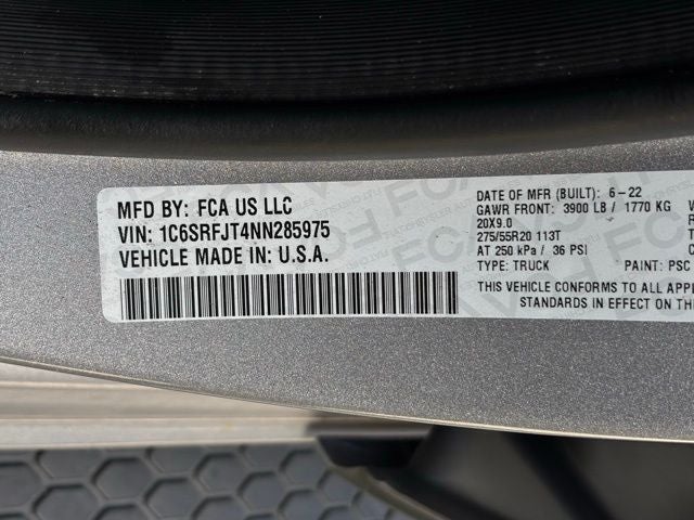 2022 RAM 1500 Laramie