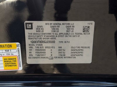 2016 GMC Acadia Denali