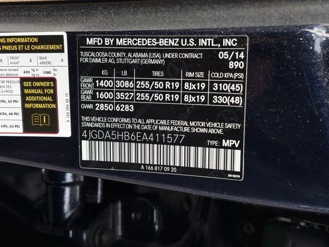 2014 Mercedes-Benz M-Class ML 350 4MATIC®