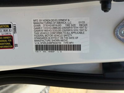 2023 Honda Odyssey Touring