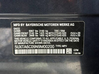 2022 BMW X5 xDrive45e