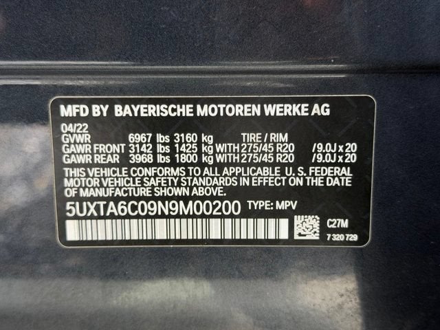 2022 BMW X5 xDrive45e