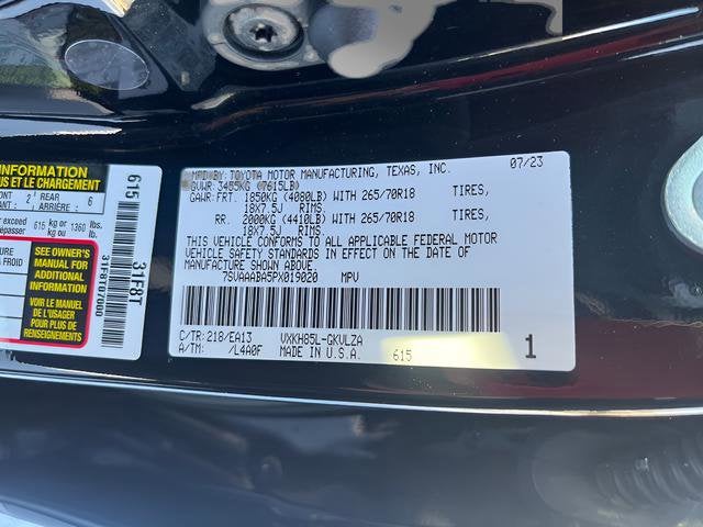 2023 Toyota Sequoia Base