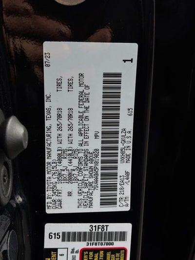 2023 Toyota Sequoia Capstone