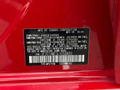 2020 Subaru Crosstrek Limited