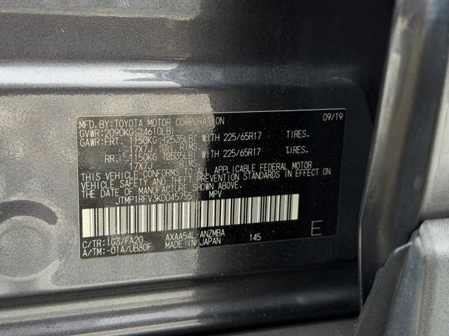 2019 Toyota RAV4 XLE
