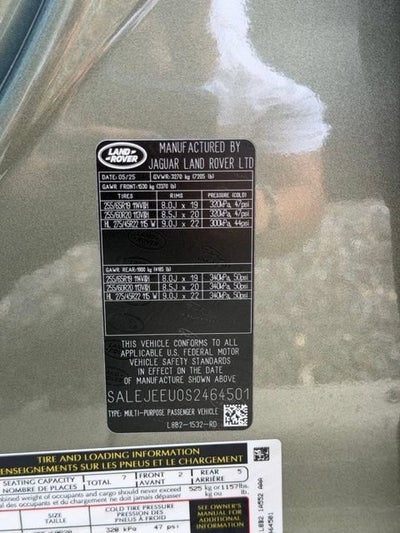 2025 Land Rover Defender 110 S