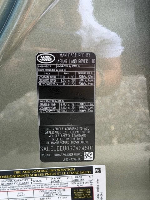 2025 Land Rover Defender 110 S