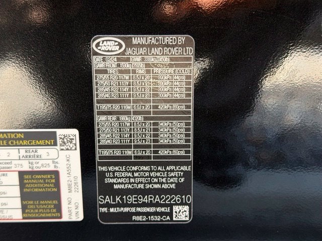2024 Land Rover Range Rover Autobiography