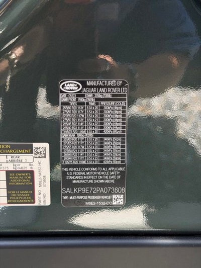 2023 Land Rover Range Rover SE