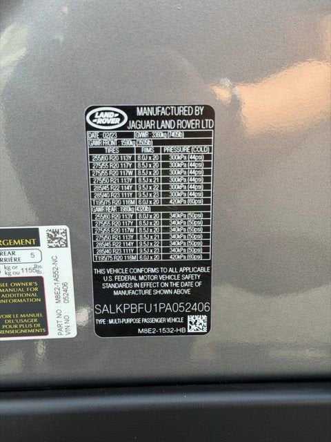 2023 Land Rover Range Rover SE LWB