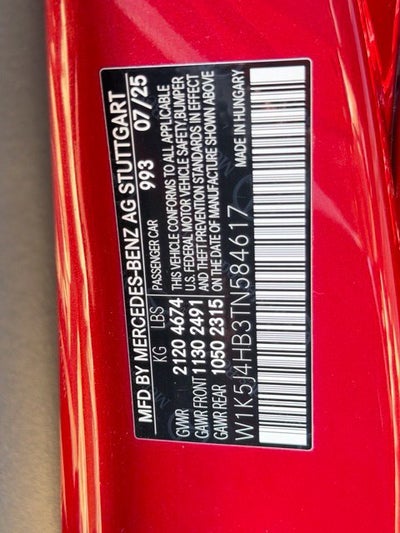 2026 Mercedes-Benz CLA CLA 250 4MATIC®