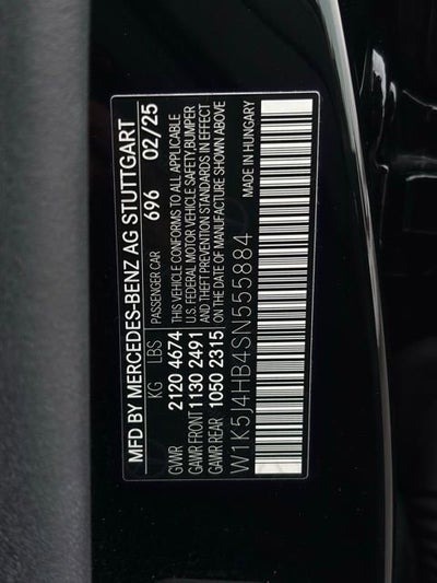 2025 Mercedes-Benz CLA CLA 250 4MATIC®