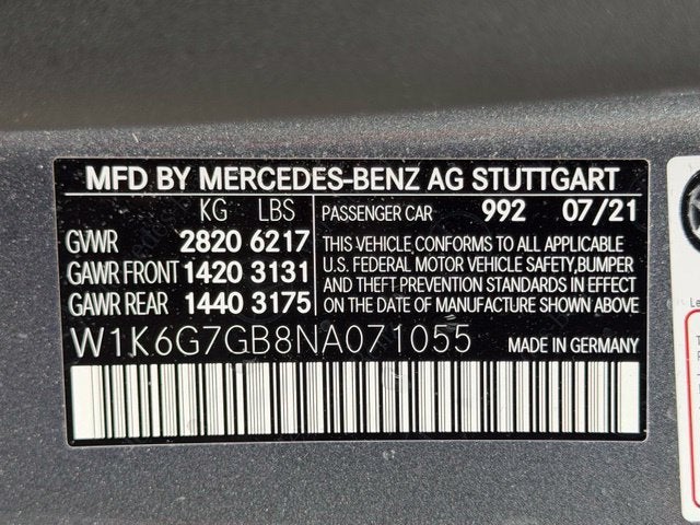 2022 Mercedes-Benz S-Class S 580 4MATIC®