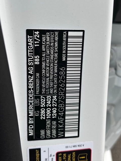 2025 Mercedes-Benz C-Class C 300