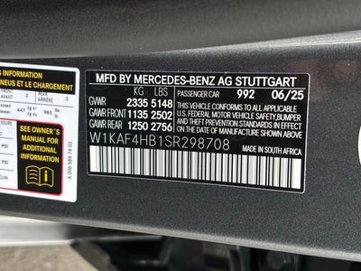 2025 Mercedes-Benz C-Class C 300 4MATIC®