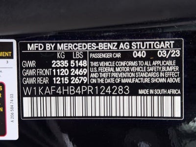 2023 Mercedes-Benz C-Class C 300 4MATIC®