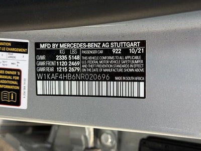 2022 Mercedes-Benz C-Class C 300 4MATIC®