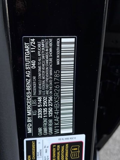 2025 Mercedes-Benz C-Class C 300 4MATIC®