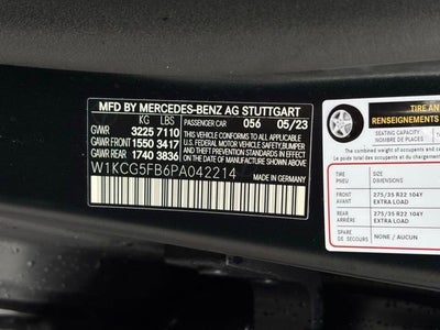 2023 Mercedes-Benz AMG® EQS 4MATIC®