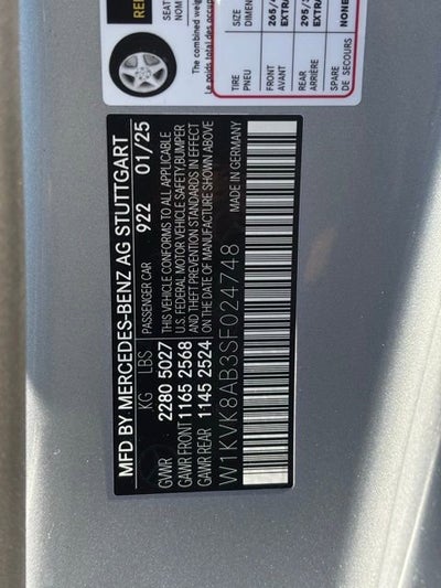 2025 Mercedes-Benz SL-Class SL 55 AMG® 4MATIC®