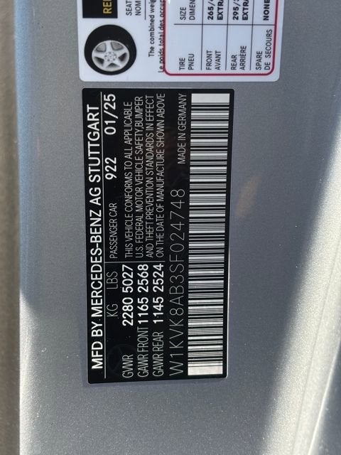 2025 Mercedes-Benz SL-Class SL 55 AMG® 4MATIC®