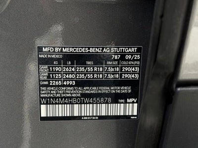 2026 Mercedes-Benz GLB GLB 250 4MATIC®