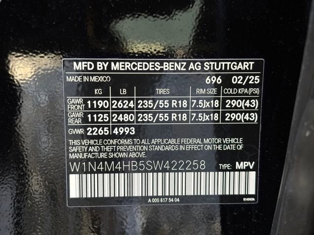 2025 Mercedes-Benz GLB GLB 250 4MATIC®