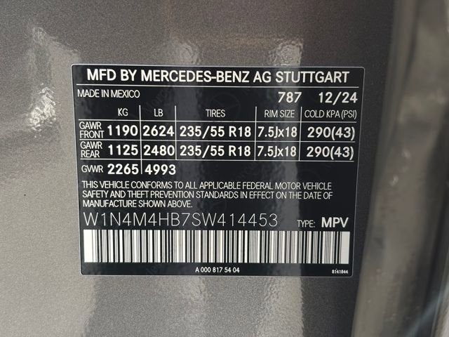 2025 Mercedes-Benz GLB GLB 250 4MATIC®