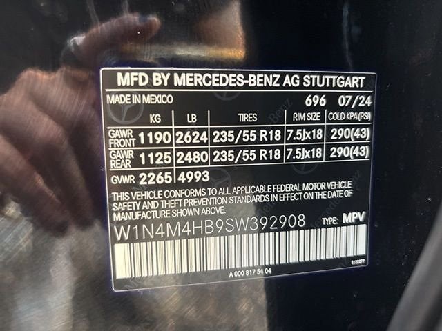 2025 Mercedes-Benz GLB GLB 250 4MATIC®