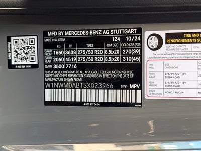 2025 Mercedes-Benz G-Class G 580 4MATIC®