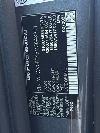 2021 Mercedes-Benz Metris Passenger