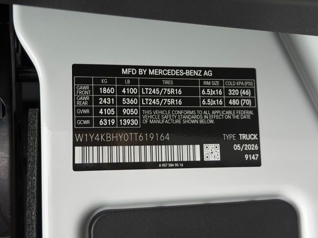 2026 Mercedes-Benz Sprinter 2500 Base
