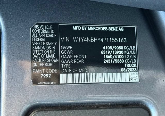 2023 Mercedes-Benz Sprinter 2500 Cargo 144 WB