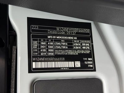 2024 Mercedes-Benz Sprinter 2500 Passenger 144 WB