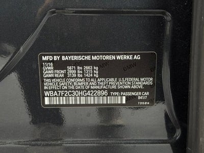 2017 BMW 7 Series 750i xDrive