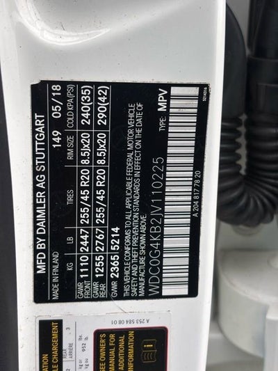 2018 Mercedes-Benz GLC GLC 300 4MATIC®