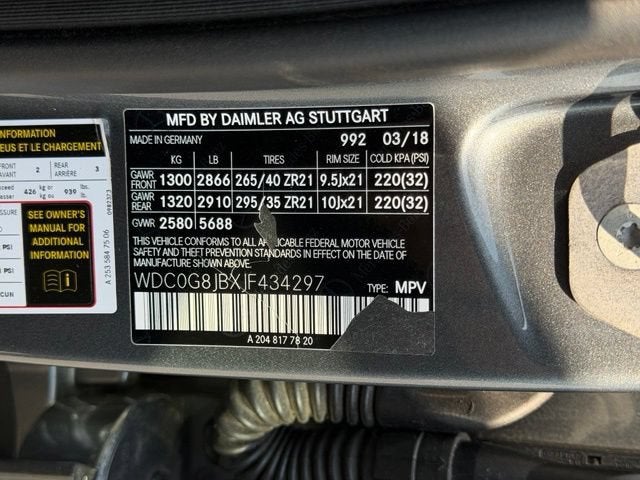 2018 Mercedes-Benz GLC GLC 63 AMG® 4MATIC®