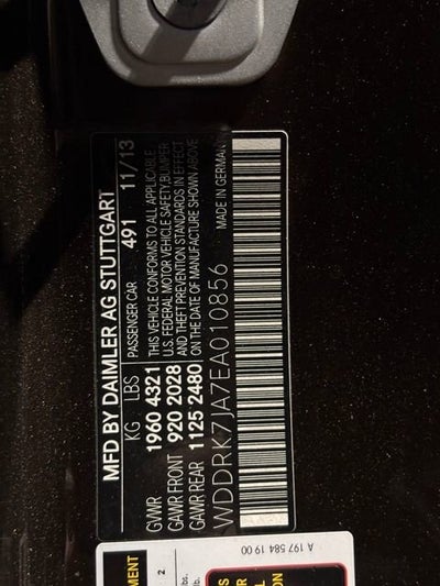 2014 Mercedes-Benz SLS AMG® GT