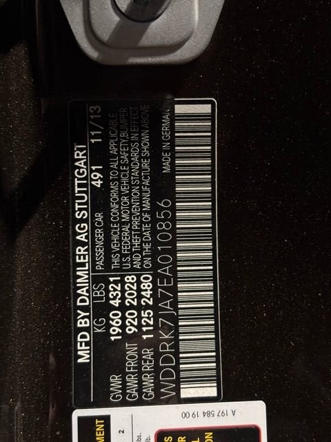 2014 Mercedes-Benz SLS AMG® GT