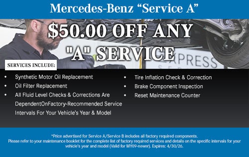 Mercedes-Benz "Service A"